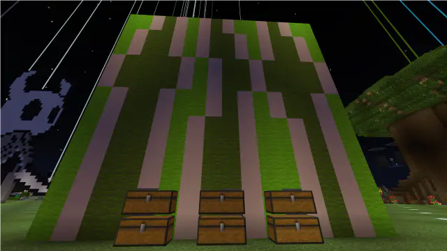 Granja de sandia · in Mundo Forever · Minecraft Bedrock 26.45 · day 350