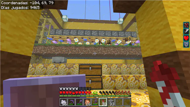 Granja de miel automatica · in Mundo Forever · Minecraft Bedrock 26.45 · day 600
