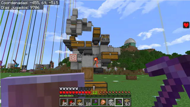 Granja de zanahoria dorada automatica con shulker loader · in Mundo Forever · Minecraft Bedrock 26.45 · day 9730