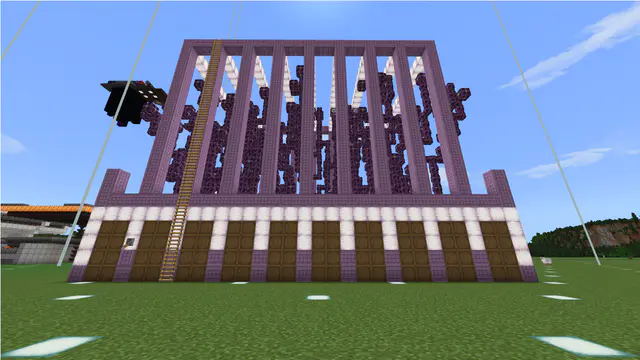 Granja de fruta chorus semiautomatica · in Mundo Forever · Minecraft Bedrock 26.45 · day 3400