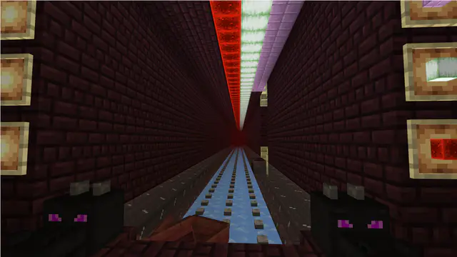 Nether HUB · in Mundo Forever · Minecraft Bedrock 26.45 · day 3421