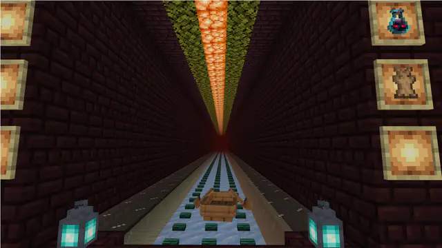 Nether HUB · in Mundo Forever · Minecraft Bedrock 26.45 · day 3421
