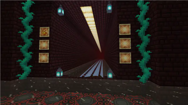 Nether HUB · in Mundo Forever · Minecraft Bedrock 26.45 · day 3421