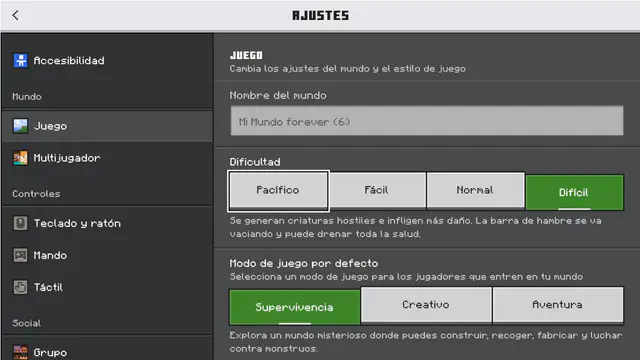 Mundo Forever Minecraft bedrock 26.45