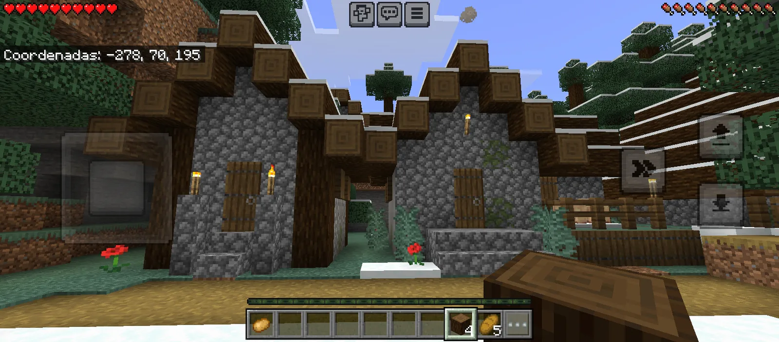New world · Minecraft Bedrock survival · Móvil · 26.45